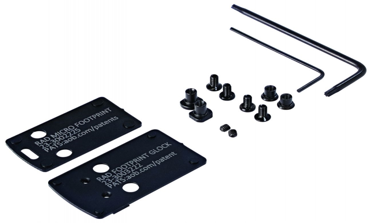 Picture of Crimson Trace 01-3000186 Crimson Trace CT-Rad Dovetail Mount Red Laser Sight Kit Glock
