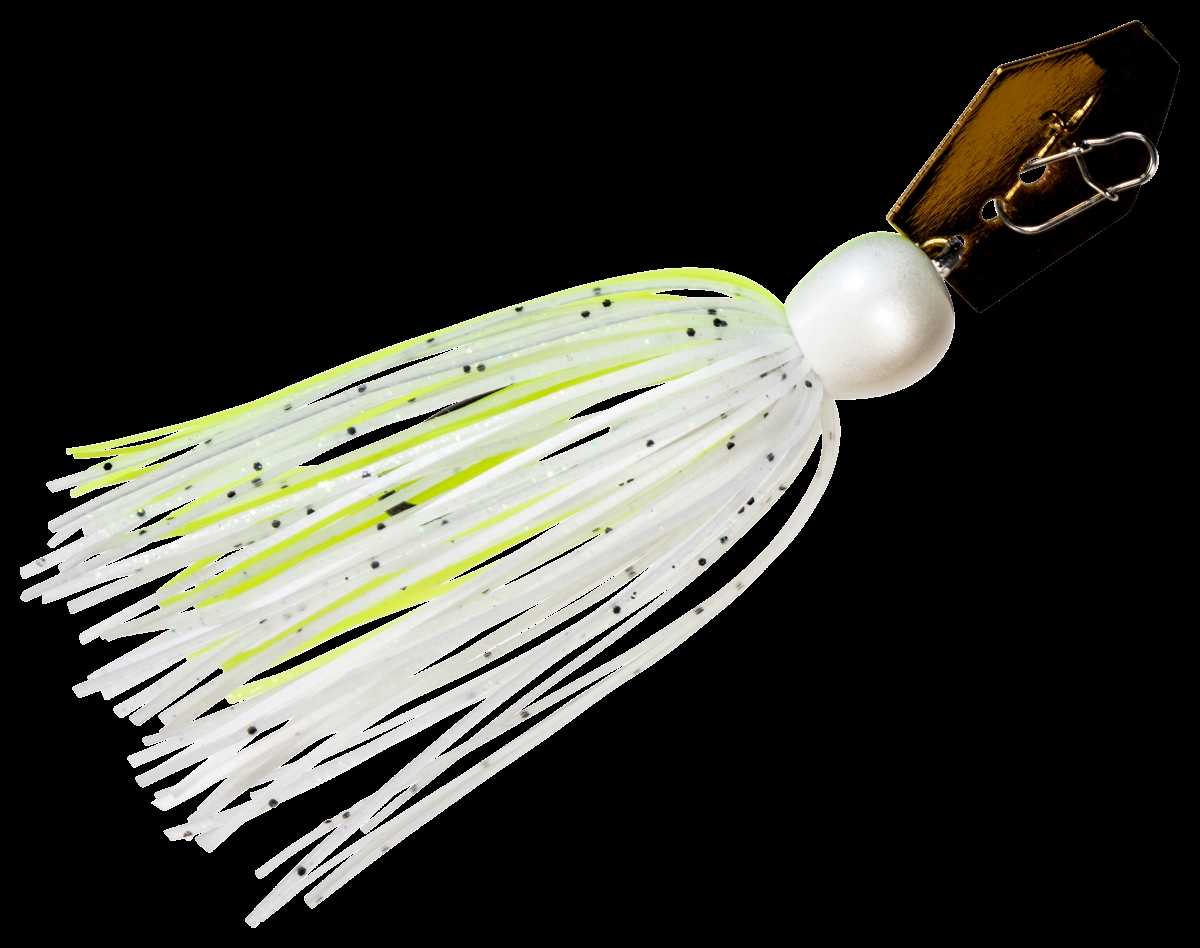 Z-Man Chatterbait MiniMax Compact Bladed Jig - 1/4 oz. - Chartreuse White