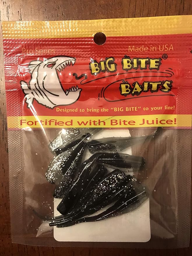 BBB-2MNR-21 2 in. Crappie Minnow Soft Bait, Black Flash - Pack of 10