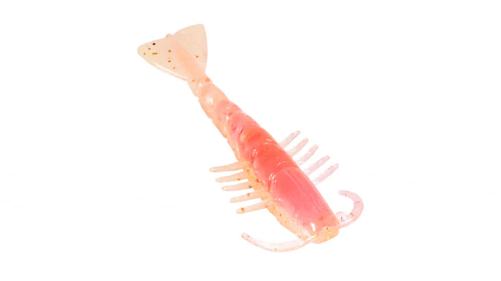 SNS25-368PK6 2.5 in. Salty Ned Shrimpz Soft Baits, Beer Run
