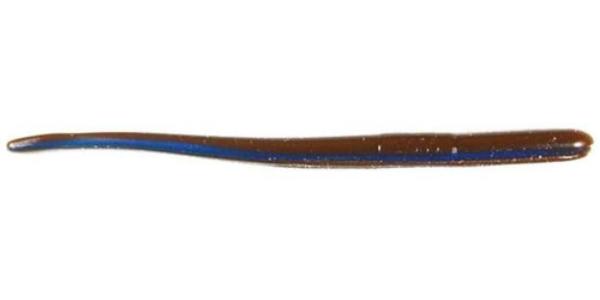 RW-SR-A6A0-10 Robo 6 in. Straight Tail Worm, Blue Crawler