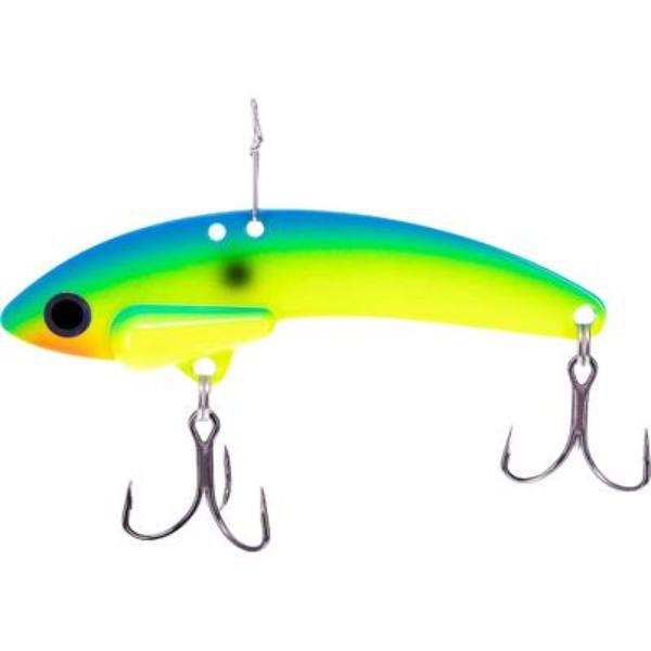 SSL-SS38-246 Steel Shad Original 0.375 oz 2.75 in. Lure, Chartreuse Blue