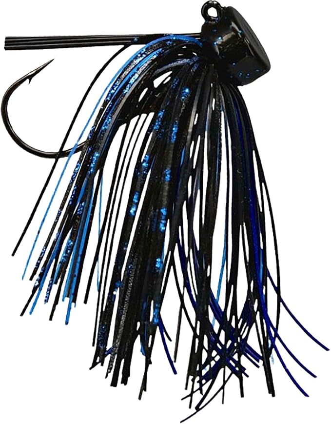 BEL-SRFJ14101 0.25 oz Be Spot Remover Fin Jig Heads, Black & Blue