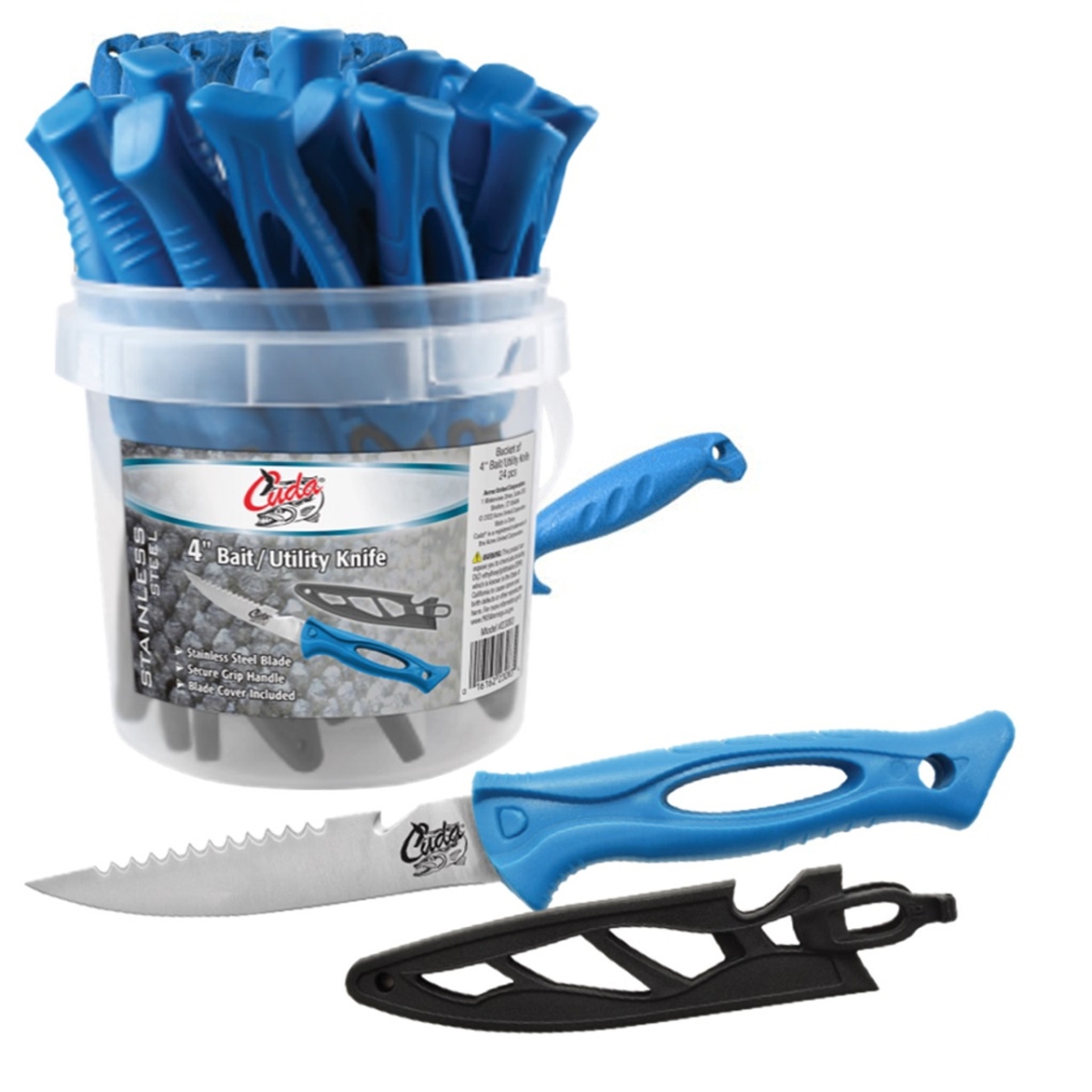 CUD-23084 4 in. Utility Knife - Pack of 24