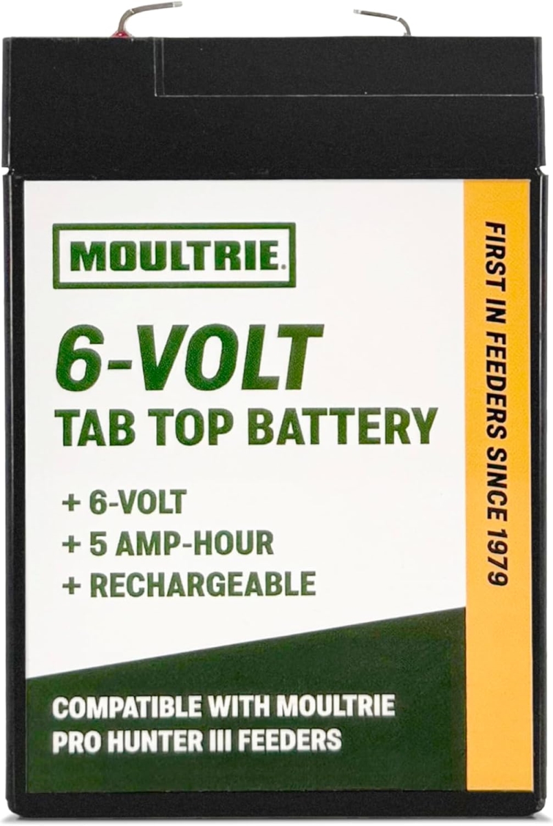 MFA-15120 6V 5A Rechargeable Battery for Moultrie Pro Hunter 3 Series Feeders