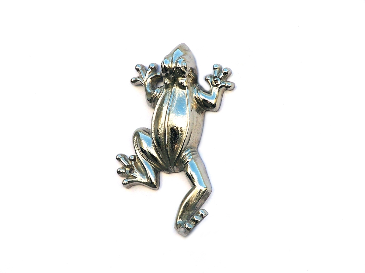 7 x 2 x 4 in. Chrome Decorative Frog Hooks