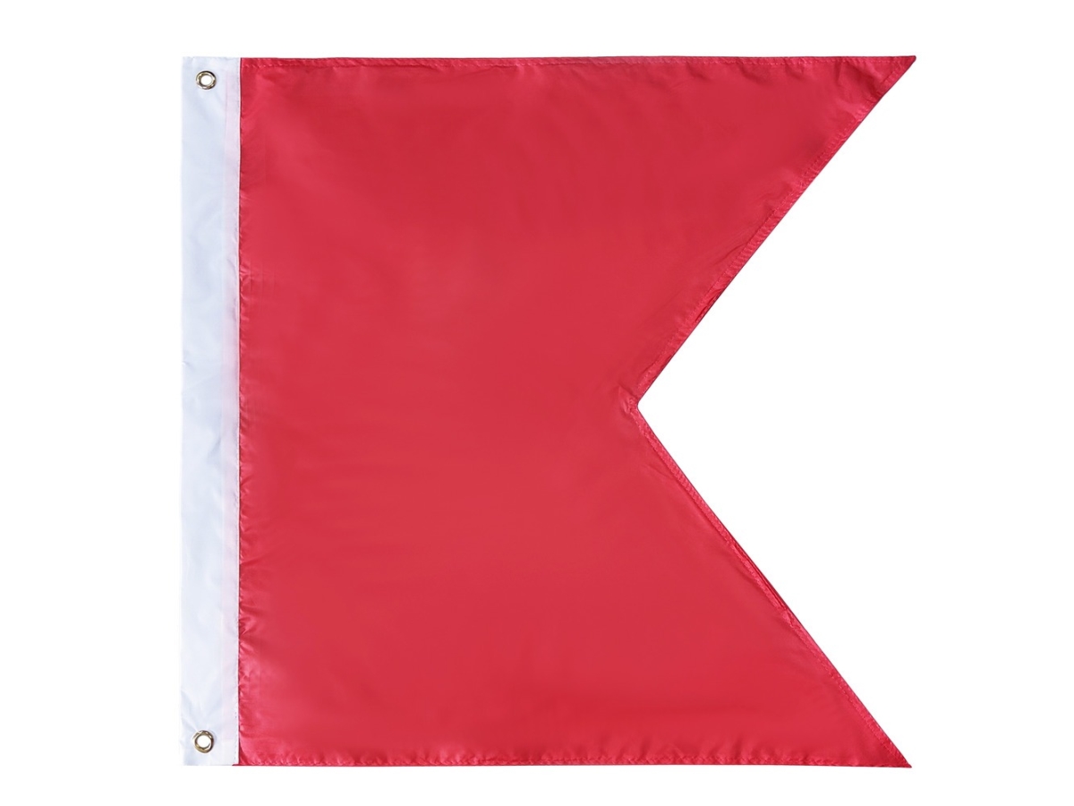 24 in. Authentic Letter B Nautical Alphabet Navy Code Outdoor Use Signal Flag