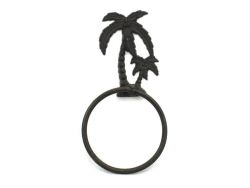 Picture of Handcrafted Model Ships K-9009-cast-iron 9 in. Palm Tree Towel Holder - Cast Iron