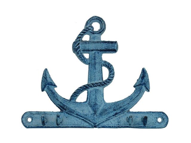 5 in. Anchor with Rope Hook, Chrome