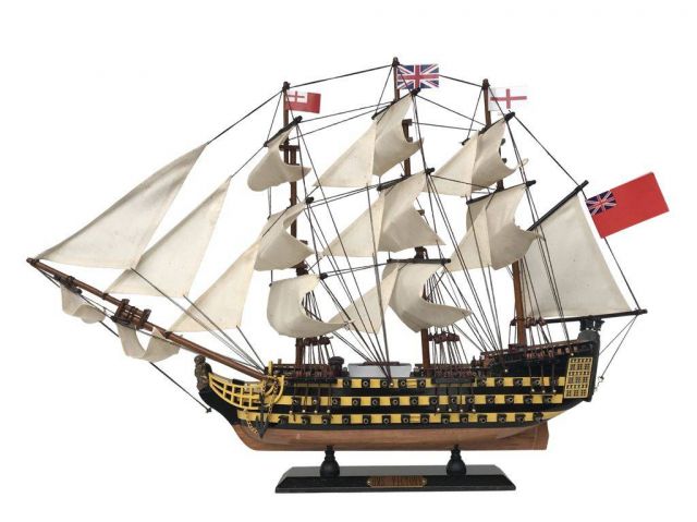 24 in. Wooden HMS Victory Tall Model Ship