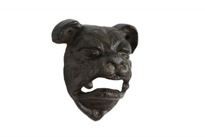 Picture of Handcrafted Model Ships K-0738-Cast-Iron 4 in. Cast Iron Bulldog Bottle Opener