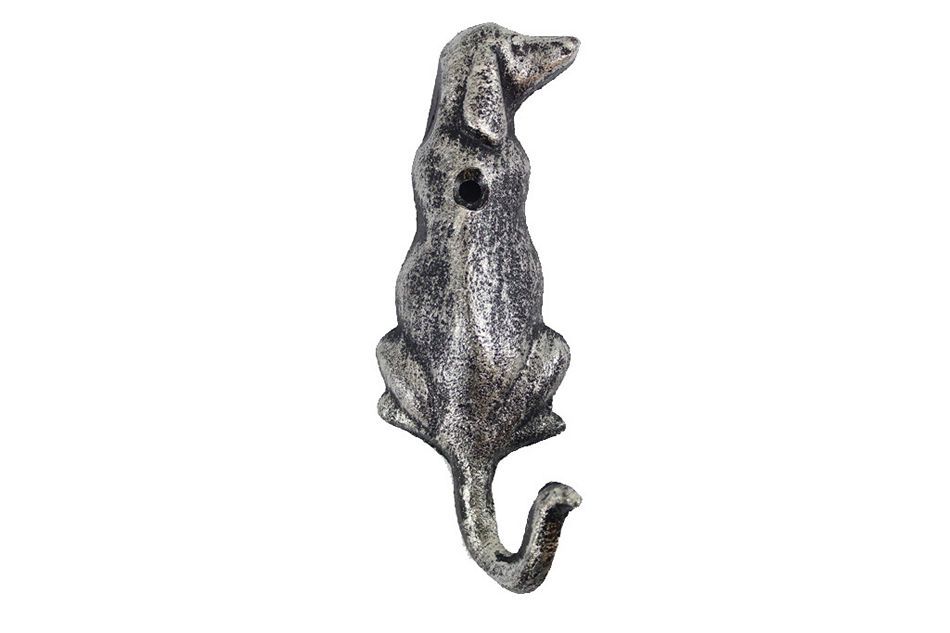Picture of Handcrafted Model Ships K-0950-Silver 6 in. Cast Iron Dog Hook&#44; Rustic Silver