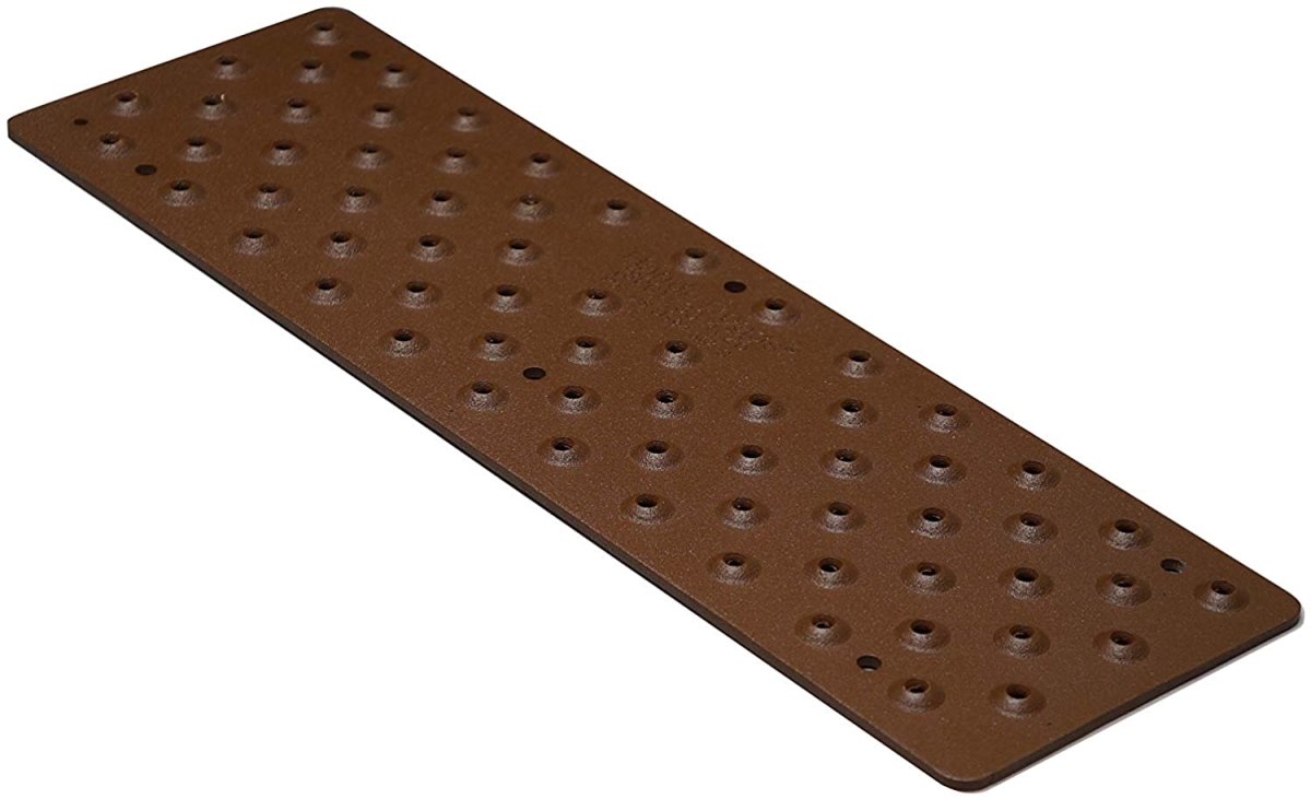 Picture of Handi Products NSP103712BRB 12 x 3.75 in. Handi Treads Non-Slip Pads, Aluminum - Brown