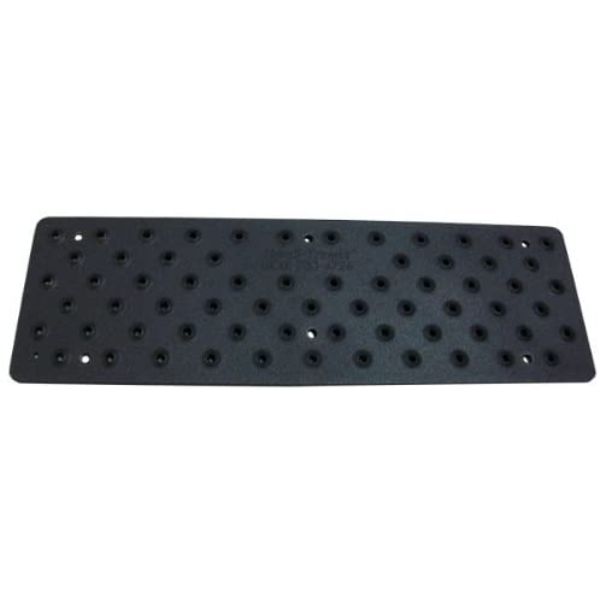 Non-Slip Aluminum Treads - Black - 12 x 3.75 in. - Durable Safety Solution