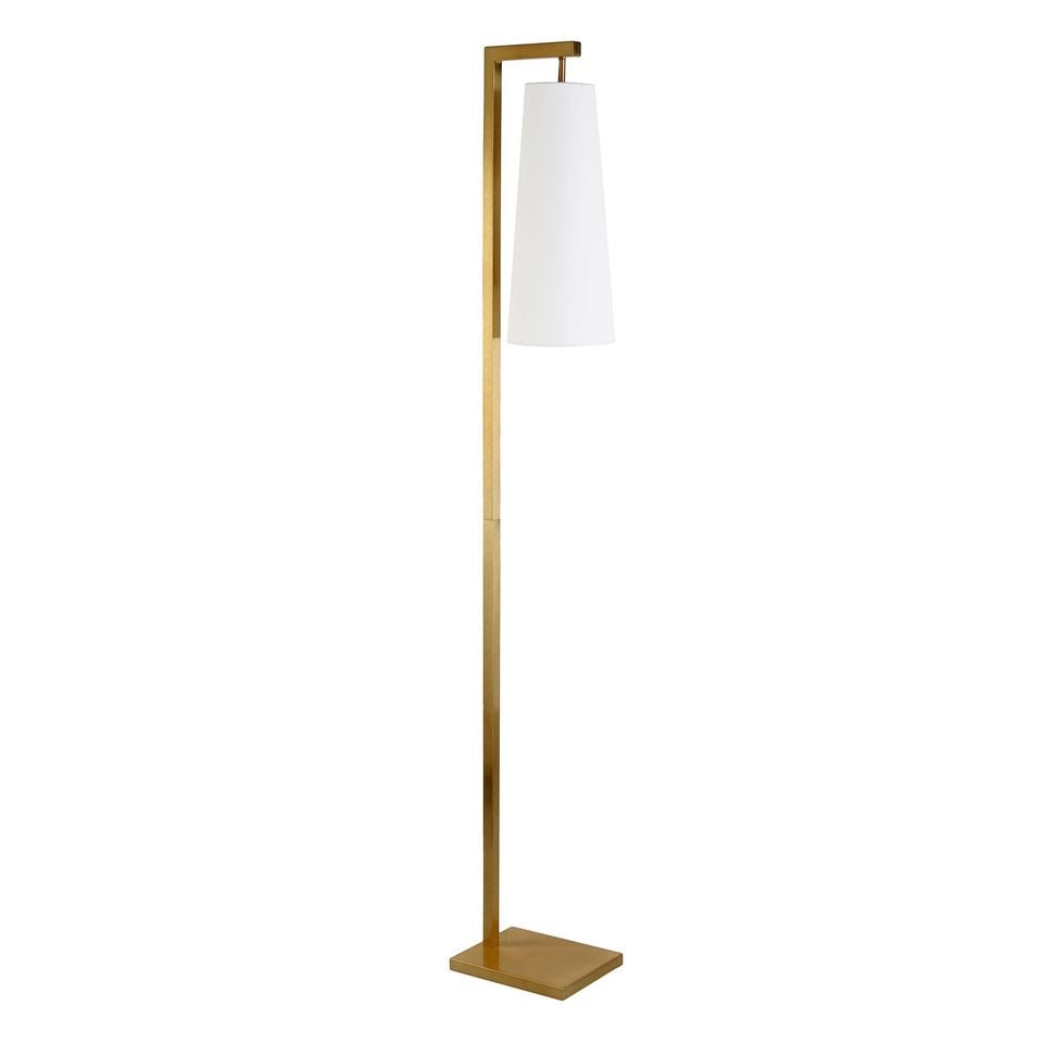 Picture of Henn & Hart FL1129 Moser Brass Floor Lamp