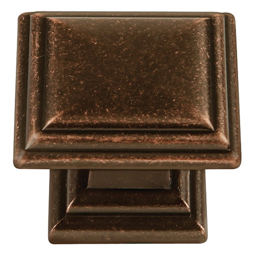 Picture of Belwith HH74639-DAC Dark Antique Copper Somerset Square Knob - 1.32 in.