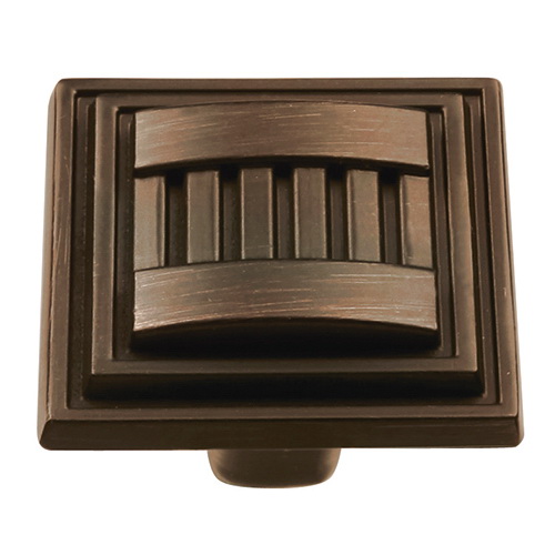 Picture of Belwith HH74670-VB Vintage Bronze Sydney Square Knob - 1.32 in.