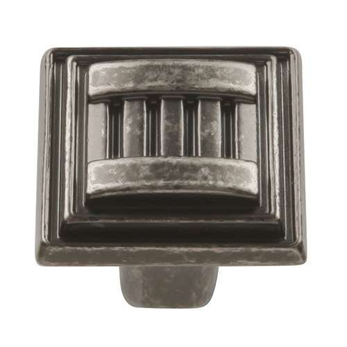 Picture of Belwith HH74679-BNV Black Nickel Vibed Sydney Square Knob - 1.06 in.