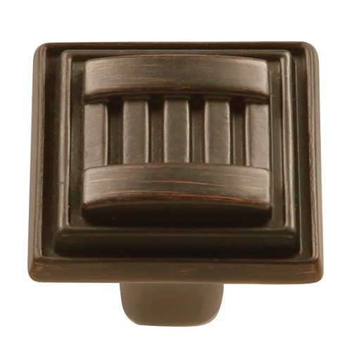 Picture of Belwith HH74679-VB Vintage Bronze Sydney Square Knob - 1.06 in.