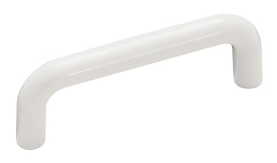 Allison Door Pull - White - 3 in. - Durable Plastic - Easy Installation