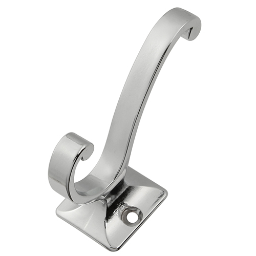 Picture of Belwith BWP25024 CH Center to Center Double Hook, Chrome - 0.75 in.