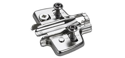 Picture of Hettich HT9071670 0 mm Cross Mounting Plate with Cam Adjustable Wood Screws