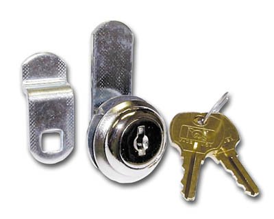 N8053 03 390 0.88 in. Disc Tumbler Cam Lock - Brass -  NATIONAL LOCK