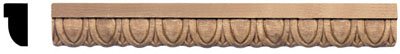 Picture of Omega NPE010E5960MUF4 0.3 x 0.5 in. & 4 ft. Embossed Moulding Pattern - Maple