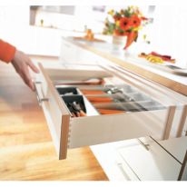 Picture of Blum B563F 2290B10 9 in. Tandem Soft Close 0.75 in. Material & 0.87 in. Extension, 100 lbs