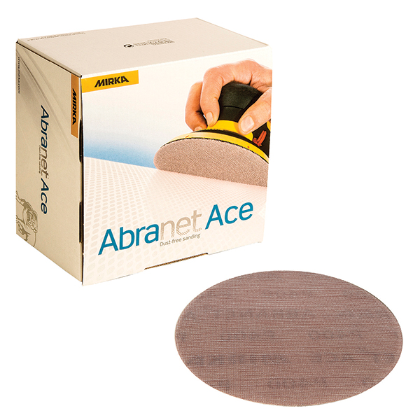 Picture of Mirka MAAC.232.150 5 in. 150 Grit Abranet Ace Mesh Grip Disc, Light Maroon