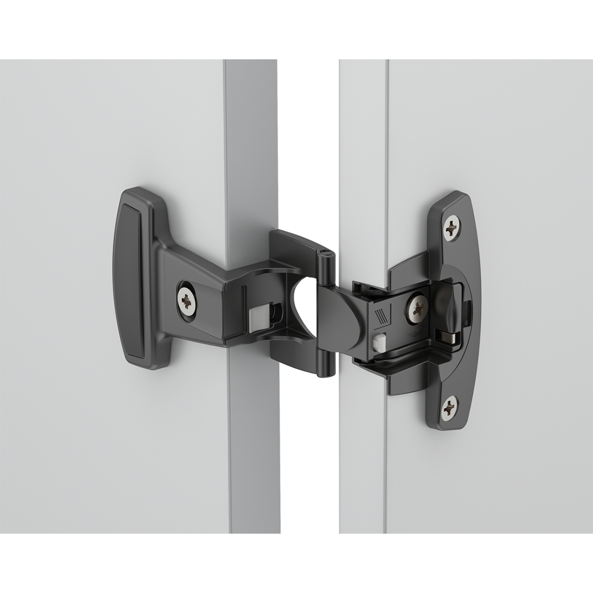 Picture of Hettich HT9039309 15 mm 0.75 in. Cover Caps for OL Hinge Arm Mounted Dowel, Black