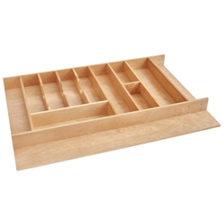 Picture of Rev-A-Shelf RS4WUTCT.36.1 Wide Combination Drawer Tray Insert&#44; Maple