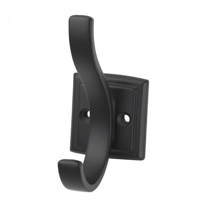 Picture of Belwith BWH078774 MB 0.43 in. Center-Center Style Hook&#44; Matte Black