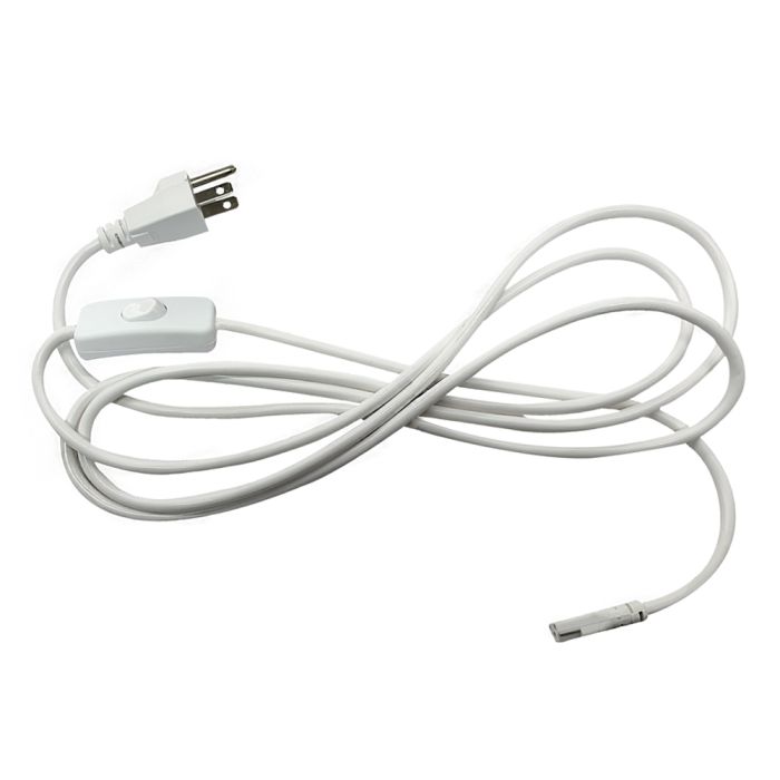Picture of Hera Lighting HLEL LED PC96 S2 96 in. Hera EL Power Cable & Switch&#44; White