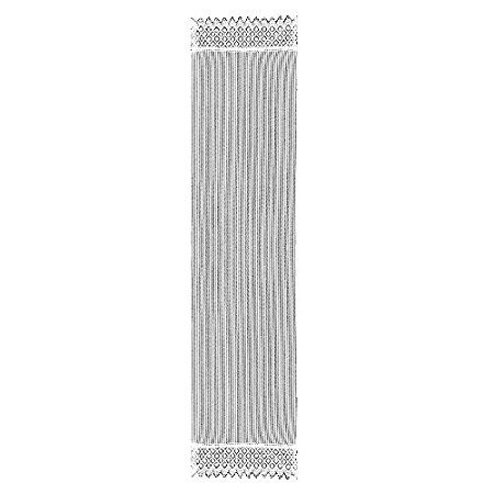 Picture of Heritage Lace MS-1453P Market Stripe 14 x 53 in. Runner - Peppercorn