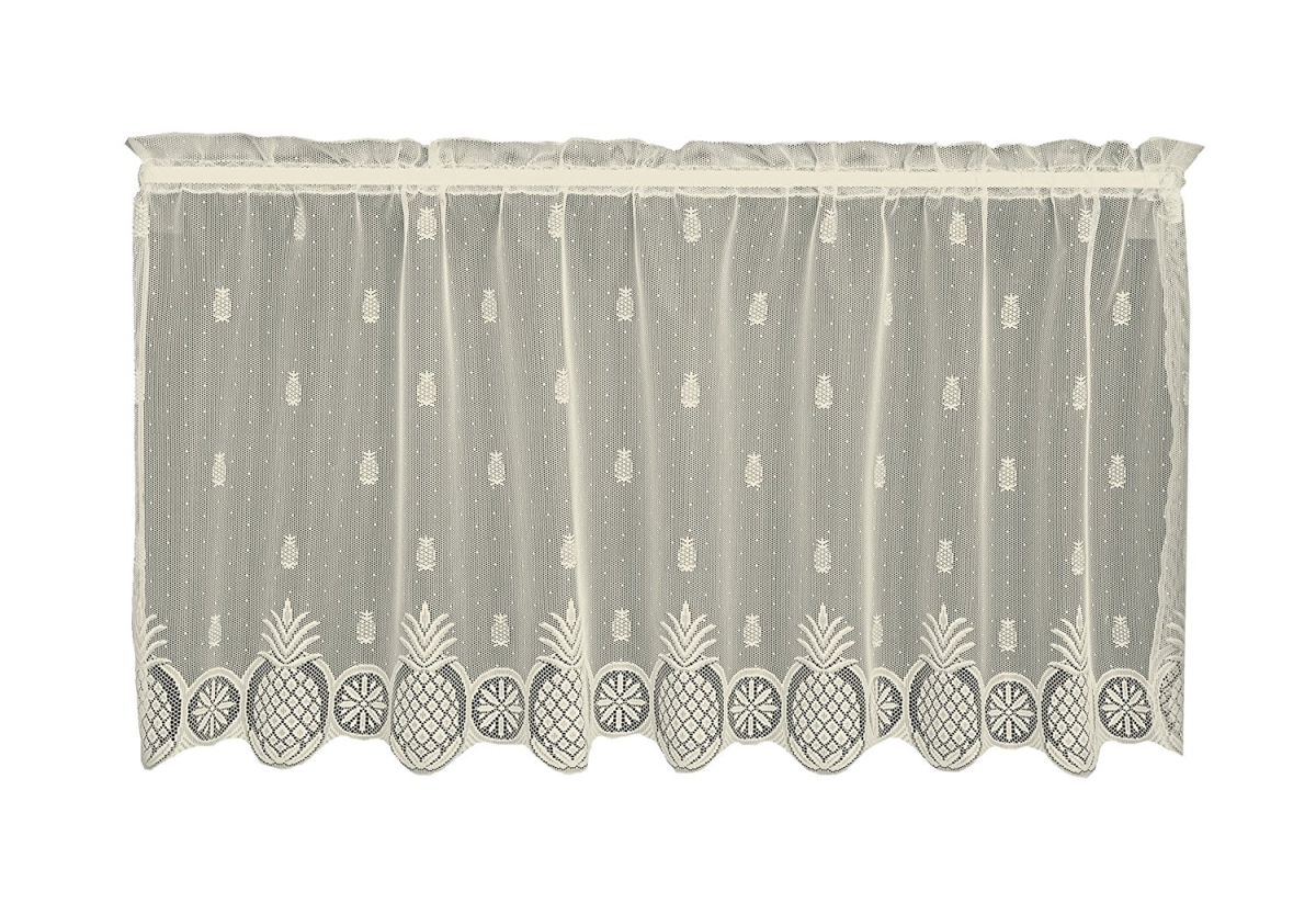 Picture of Heritage Lace 7270E-6024 Welcome 60 x 24 in. Tier, Ecru
