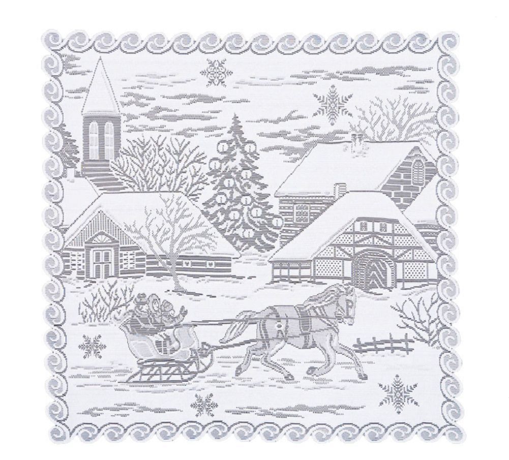 Picture of Heritage Lace SR-2020W 20 x 20 in. Sleigh Ride Doily&#44; White
