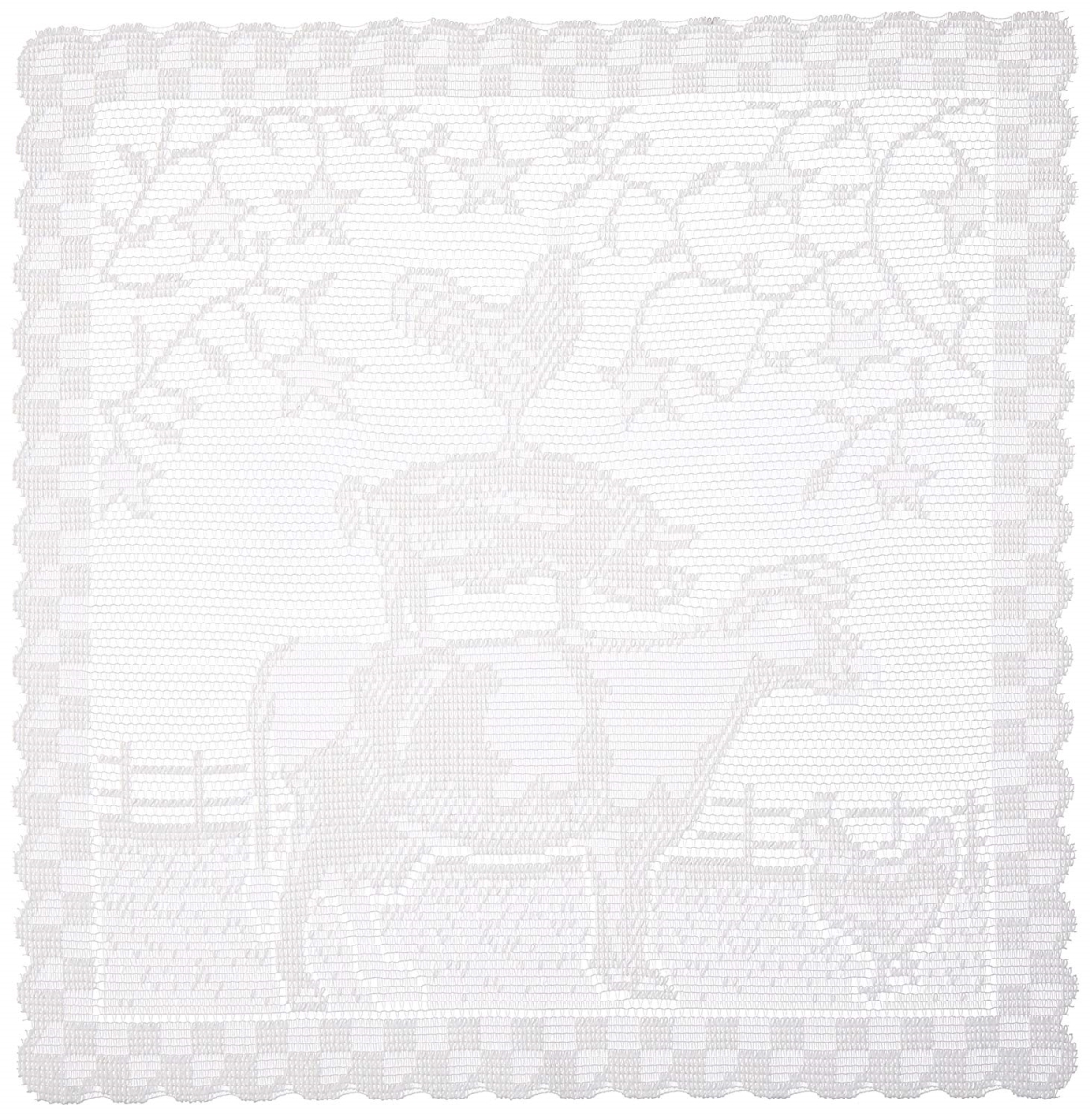 Picture of Heritage Lace FH-1414W 14 x 14 in. Farmhouse Doily&#44; Off White
