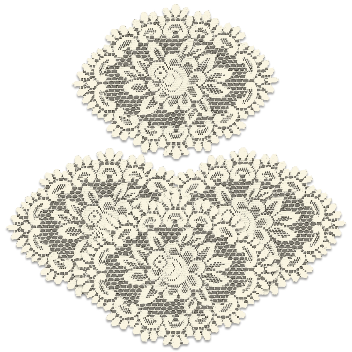 Picture of Heritage Lace 56672E-S 12 x 16 in. Rose Doily - Ecru - Set of 4