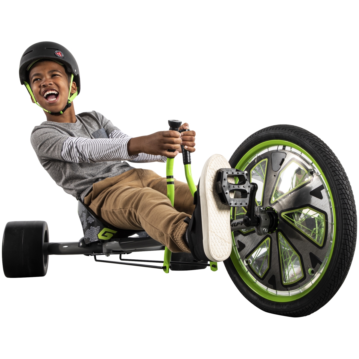 20in.  Green Machine Pedal and Push Ride-On -  Huffy, HU137055