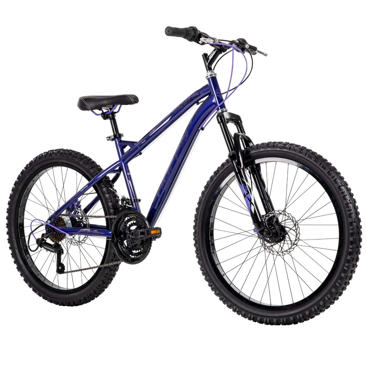 64350 24 in. Extent Girls Mountain Bike, Purple -  Huffy