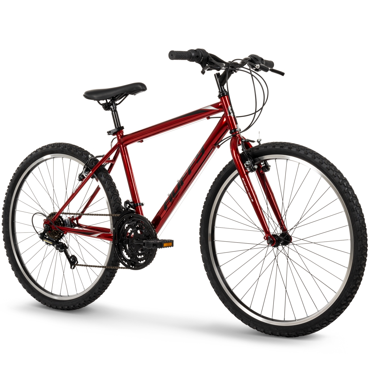 26205  Granite Mountain Bike - 26-Inch - 15-Speed - Steel Hardtail Frame - Twist Shifters - Knobby Tires - Men's  Red