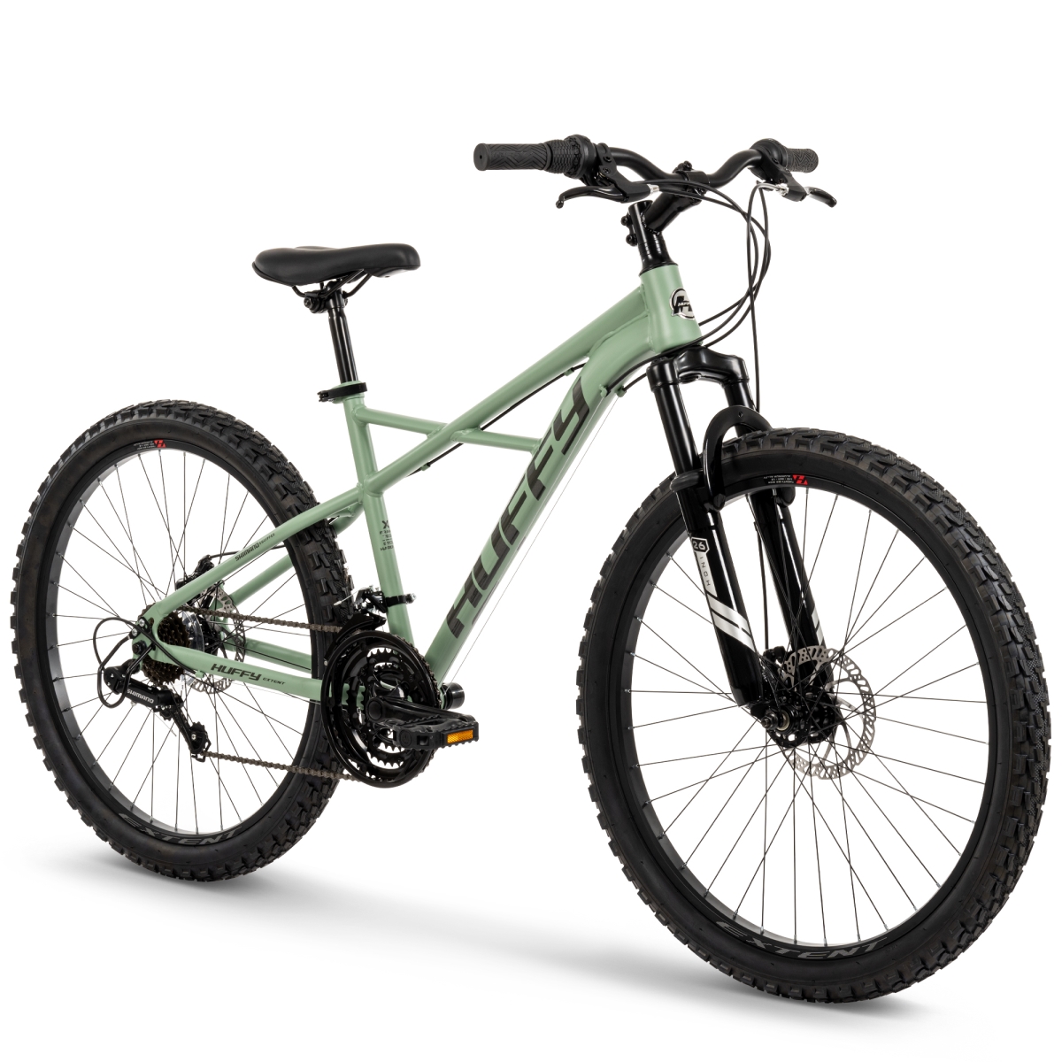 66355 Extent Mountain Bike - 26-Inch - 21-Speed with Shimano Rear Derailleur - Disc Brakes - Suspension Fork - Green