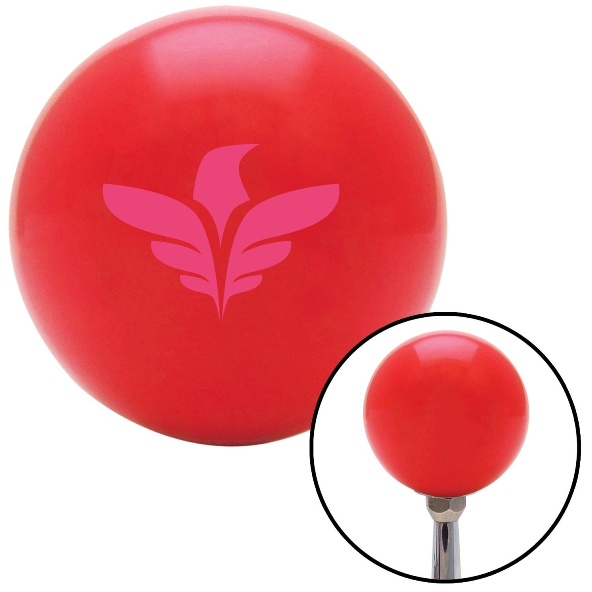 American Shifter 94003 Red Shift Knob with M16 x 1.5 Insert (Pink Thunderbird)
