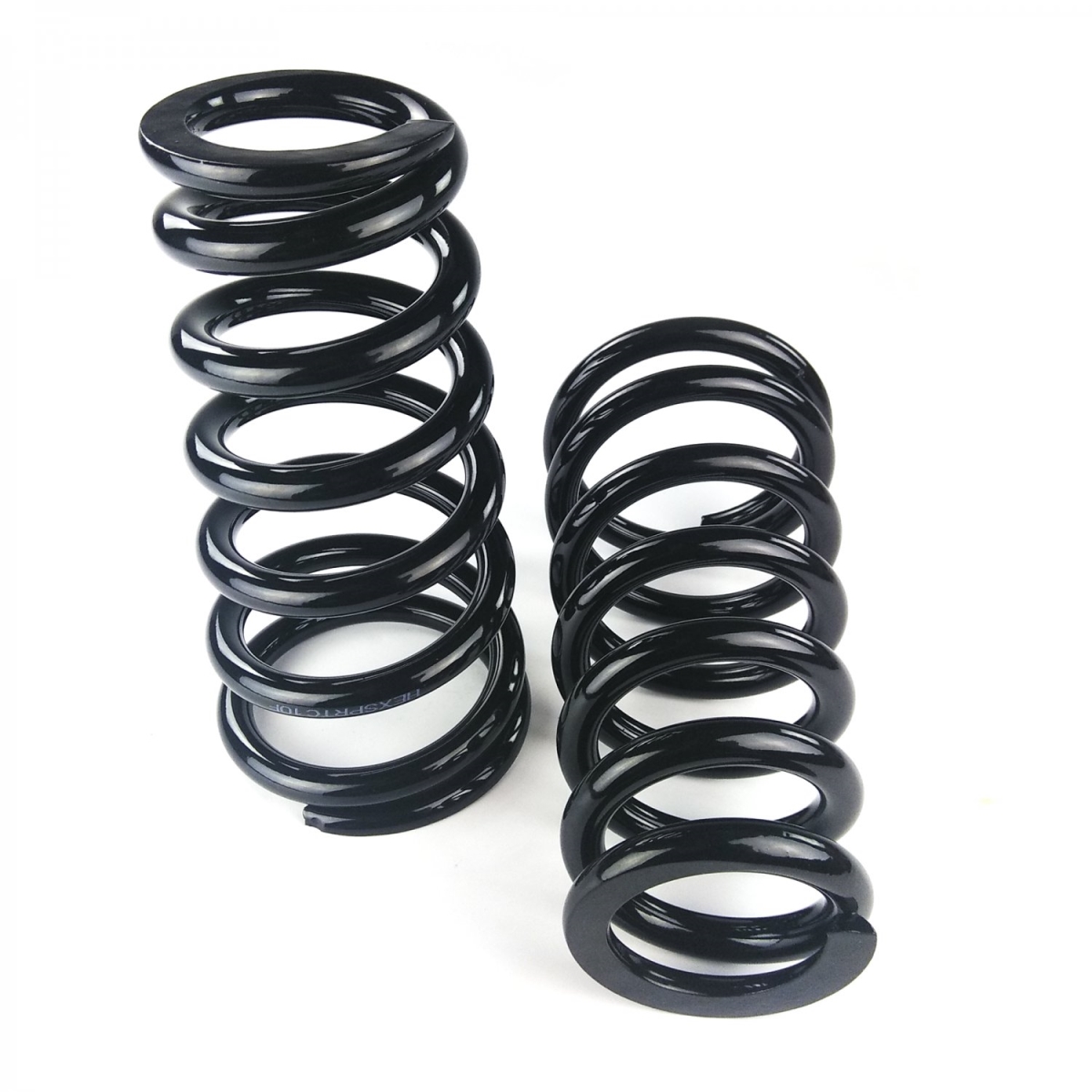 785499 10 in. 500 lbs Tapered Coilover Spring Set for GM Models - 2.5 in. ID Flat x 4.1 in. ID Flat