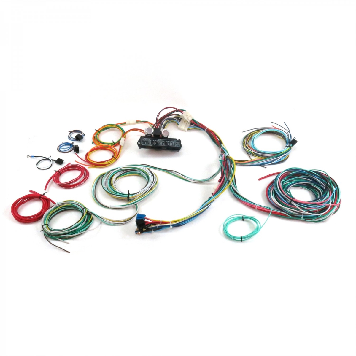 689484 Ultimate 15 Fuse 12V Conversion Wiring Harness for 1942 Ford Convertible - 2 & 4-Door -  Keep It Clean Wiring Accessories
