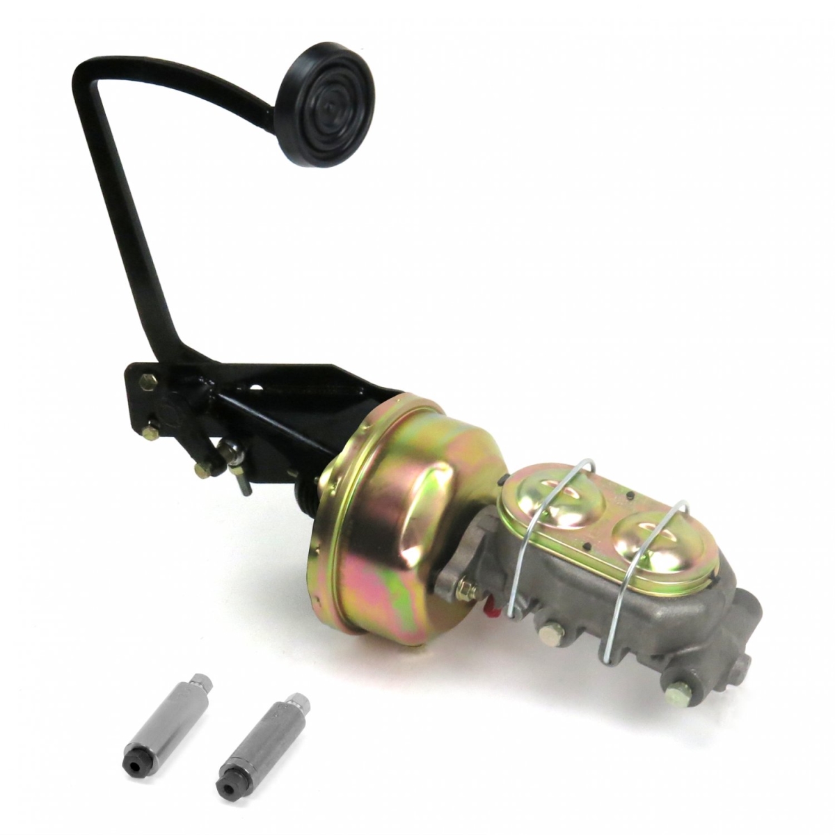 320268 8 in. Single OEM X Disc & Disc Brake Pedal Kit with 3 in. Rubber Pad for 1935-1940 Ford