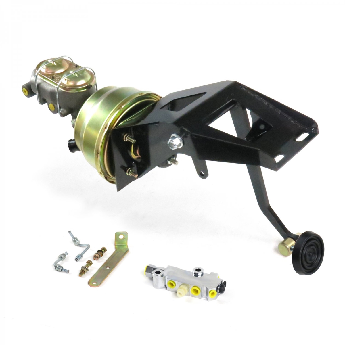 324994 8 in. Dual Adjustable Disc & Drum Brake Pedal Kit with 3 in. Rubber Pad for 1953-1956 Ford Truck