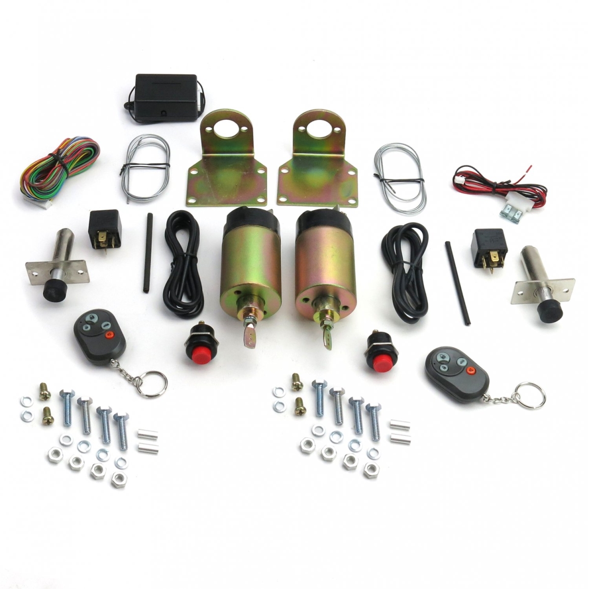 80 lbs Remote Shaved Door Popper Kit with Poppers