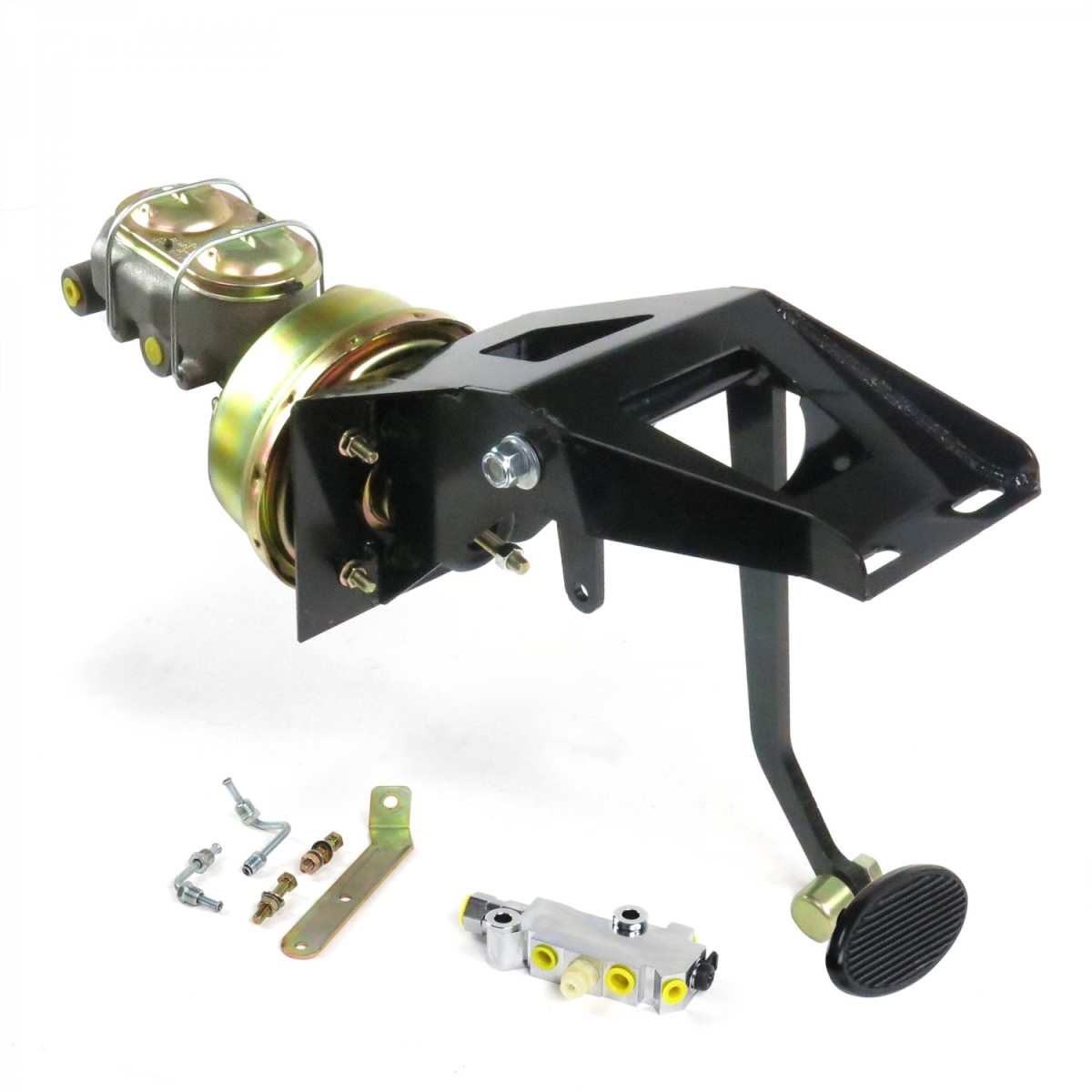 Helix 324965 Brake Pedal (53-56 Ford Truck FW 7? Single kit Adj Disk/Disk~Lg Oval Blk Pad)